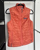 Patagonia Nano Puff Vest Women’s Orange S Photo 0