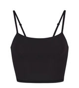 Skims NWT Fits Everybody Cropped Cami in Onyx Black size XS Photo 0