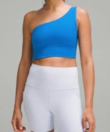 Lululemon Poolside Blue Asymmetrical Bra Photo 0