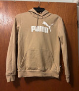 PUMA Women’s Tan SmallLogo Hoodie Photo 0