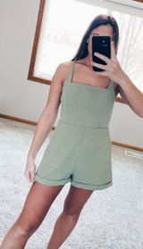 Green Romper - Fits Like a Medium Photo 0