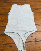 Abercrombie Fitch Soft A F Collection‎ Light Blue Tank Bodysuit Women's Size M Photo 0