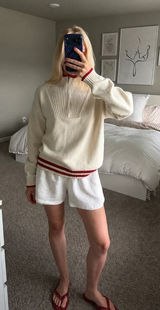 Universal Thread Americana Collared Pullover Sweater Nantucket Fall Winter Photo 0