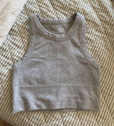 Alo Grey Tank Yoga Top Photo 0