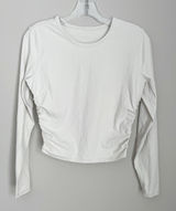Lululemon Size 6 All It Takes Ribbed Nulu Long Sleeve Shirt Bone White Photo 0