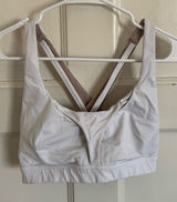 Lululemon white‎ Stash it All bra size 6 Photo 0