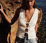 ZARA Tank Top White Photo 0
