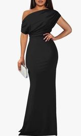 Amazon YMDUCH- Women's Elegant Sleeveless Off Shoulder Bodycon Long Formal Dress Size L Photo 0