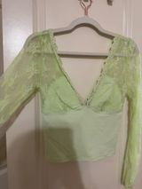 Free People Green Long Sleeve Photo 0