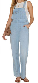 Outerknown Light Blue Denim Overalls for Women - NWT - Size M cotton Photo 0