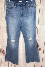 GOOD AMERICAN Good Legs High Rise Flare Jeans! Photo 0