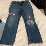 Abercrombie ankle straight ultra high rise jean Photo 0