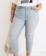 Madewell High Rise Slim Boyjean in Prentice Wash Photo 0