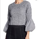 Do +‎ Be Shirred Gingham Top Photo 0