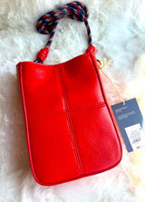 Red Cross Body Purse Bag ~ NWTS ~ With Red white Blue 4th July Straps handles Photo 0