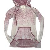 Billabong Burnout Hoodie Red Pink Mineral Wash Coastal Indie Surf M Pullover Photo 0