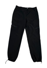 Zenergy by Chico's Black Cargo Pants Size 1.5 Regular Adjustable Ankle Bungee Photo 0
