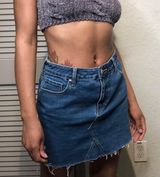 Dark Blue Mini Skirt Size 27 Photo 0