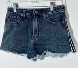 Abercrombie & Fitch Black Jean Shorts Size 2 Waist 28” Annie High Rise Short Photo 0