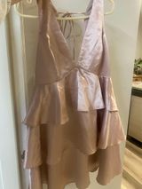 Pink satin dress Size L Photo 0