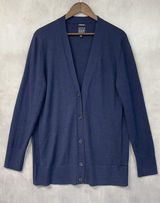 GAP Womens Merino Wool Cardigan Sweater Size XL Tall Academia Preppy Layer Photo 0