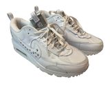 Nike Air Max 90 Futura Studded Swoosh Womens Size 9 White Silver FQ8888-100 Photo 0