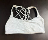 Lululemon Free To Be Bra Wild with a strappy back design Very Light Blue Size 2 Photo 0