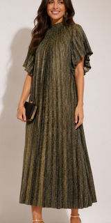 Tuckernuck Grecian Gold Sevyn Dress NWT S Photo 0