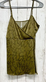 Boutique Shirt Women Chest 24" Small Animal‎ Print Wrap Spaghetti Strap Blouse Photo 0