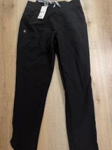 Figs Michele Slim tapered scrub pants in Black Photo 0