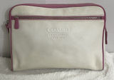 Coach Vintage G05S-5068 Large Work Clutch Pink & White Photo 0