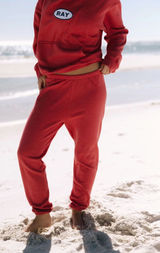 Ray Sweatpants Red Size XS Photo 0