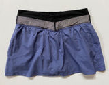 VSX Victorias Secret Womens Blue Athletic Skort Metallic Waistband‎ Small Photo 0