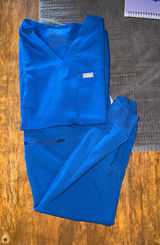 FIGS Royal Blue Scrubs Set Photo 0