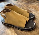 FREE PEOPLE Carlsbad BOHO Leather Sandals Size 7 Photo 0