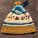 NWT Brooks Heritage Pom Beanie Run Happy Vivid Teal Unisex OSFA Photo 0