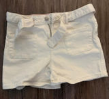 Y2K Tommy Hilfiger High Rise White Denim Shorts SZ 12 Photo 0