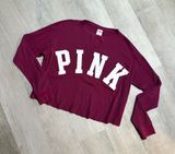 PINK Victoria's Secret cropped long sleeve Photo 0