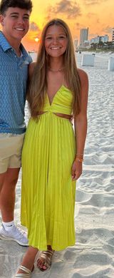 Green Maxi Summer dress Size M Photo 0