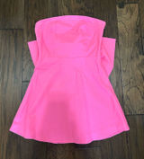 Altar'd State Strapless Pink Dress with bow on the back Photo 0