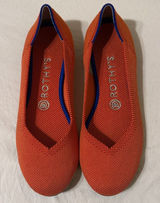 Rothy's Retired Rare Persimmon The Point Flats Orange Shoe Women's Size 8 Photo 0