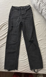 Vanilla Star Real Cheeky Straight Jeans Washed Black 5 Photo 0