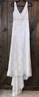 Forever Yours International Beaded Lace Wedding‎ Gown Photo 0