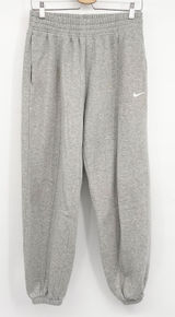 Nike Womens Heather Grey Fleece Relaxed Streetwear Jogger Sweatpants Size S Photo 0