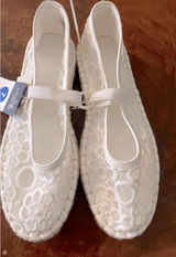 Universal Threads $24 was $30 White Floral lace Mary Jane Women's flats size 7 Photo 0