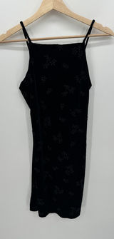 All That Jazz‎ Womens Bodycon Velvet Y2K Dress Size S Whimsigoth HOCO Dark Fairy Photo 0