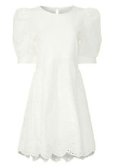 Peter Som Collective Rent the Runway White Combo Eyelet Dress Mini Sz 6 $360 Photo 0
