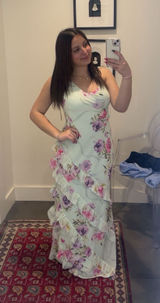 Floral Dress Green Photo 0