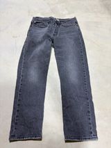 Levi’s premium wedgie Straight-Leg Jeans in Washed Black 30x28 Photo 0
