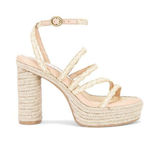 Dolce Vita Catina High Heels in Light Natural 8 with box Womens Platform Raffia Photo 0